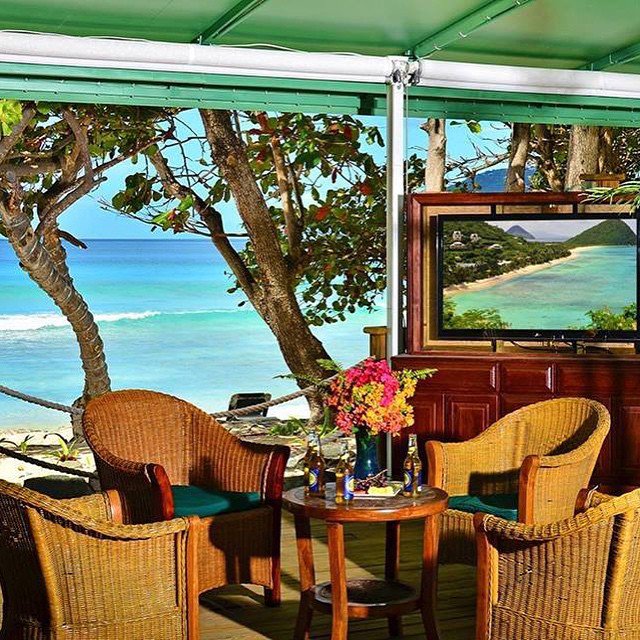 Sip a cold, refreshing beer on our outdoor deck while enjoying unparalleled views. #Cheers #Beachfront #1748