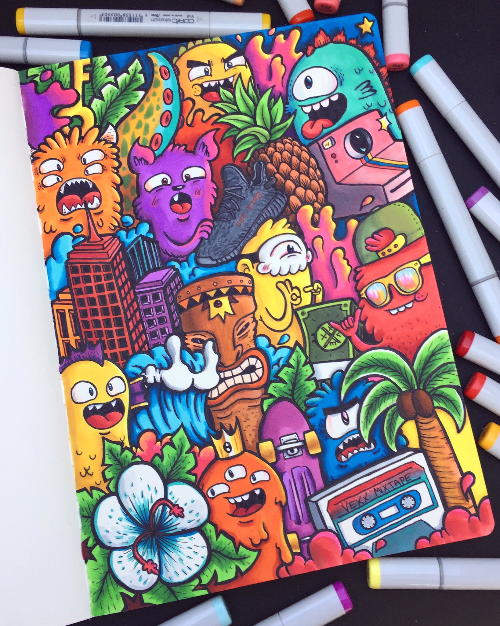 Vexx on Twitter: "Finished! 🙌 what's your favorite doodle ? 🤔…