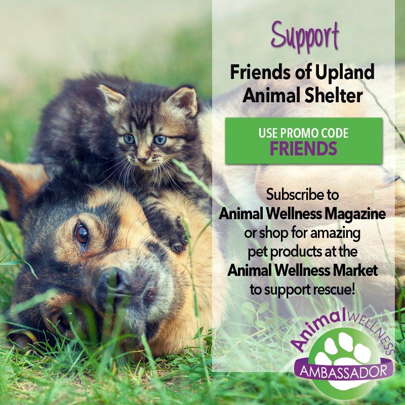 Subscribe to Animal Wellness Magazine &amp; 25% of your cost will be donated to Friends! Use code FRIENDS at checkout. animalwellnessmagazine.com/subscribe