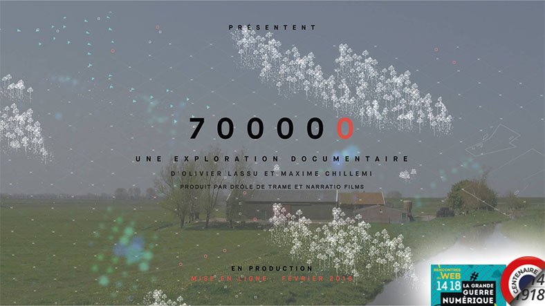 Mission1418's tweet photo. Présenté lors des #rweb1418, le webdocumentaire "700 000" vient d'être prés-sélectionné pour le Prix Varenne > https://t.co/uaeVLK9ZwP #1GM https://t.co/1rz6wOsfAW