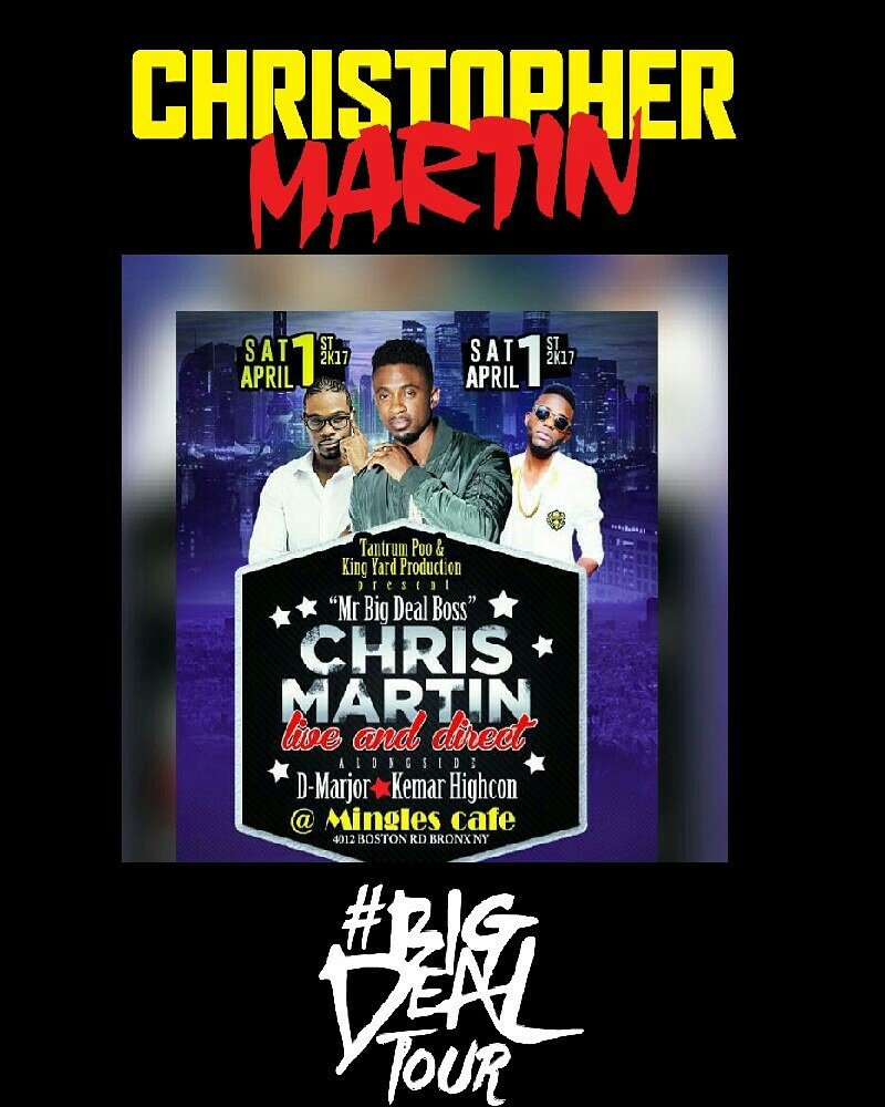 Francismgmt_'s tweet photo. #Bronx #nyc 
@Iamchrismartin's #BigDealTour  will be in your city  April 1st https://t.co/sPSwquX7Bt