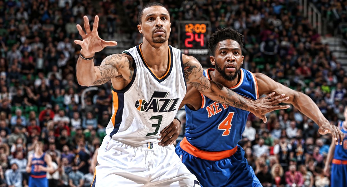 Jazz 108 // Knicks 101  The Roundup: on.nba.com/2nMYu8V 📽📊🗣   #NYKatUTA https://t.co/p5vJd23x8u