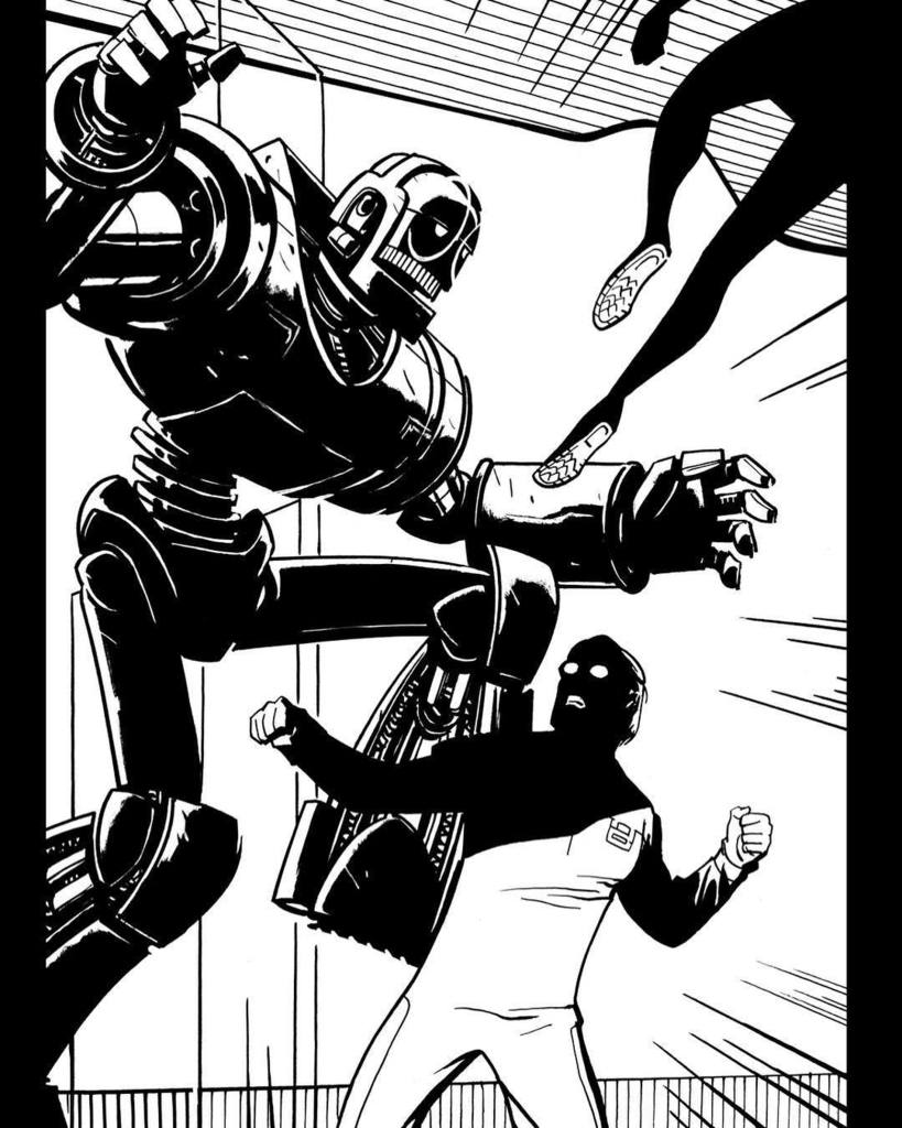 smartinbrough's tweet photo. Flashback. Fun switching gears drawing robots & superheroes for client DDG. #ddgpartners #xoco325 https://t.co/R6yL1OOKac