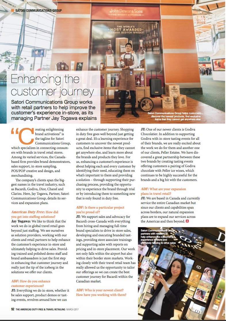 SatoriCGI's tweet photo. Satori Partner Jay Togawa showcases Travel Retail Marketing and how to create unforgettable consumer experiences: https://t.co/60J20bJ15I https://t.co/HLAa3Md6Ua