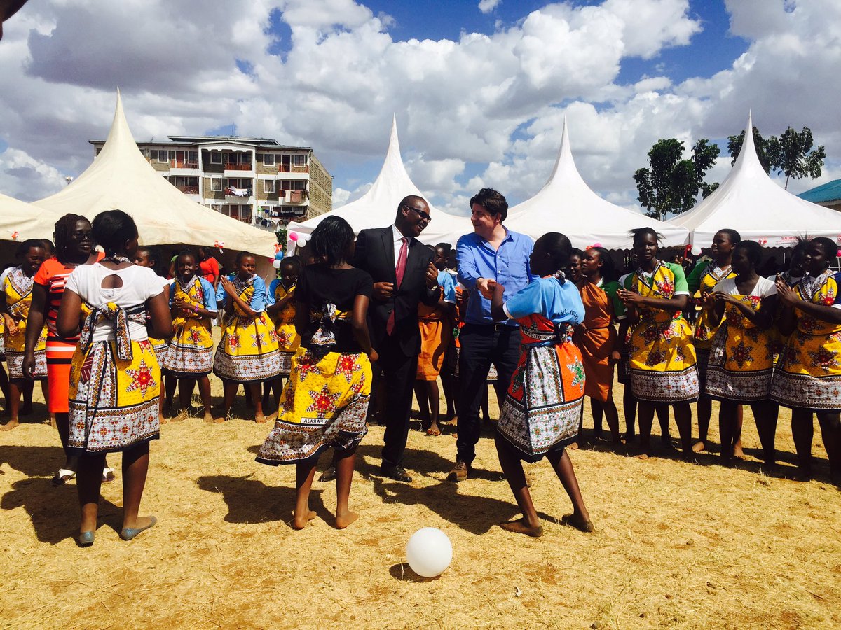 BelgiuminKenya's tweet photo. Very honored to be a guest with @CloseTheGapInt, @KideroEvans at the inauguration ceremony of the computer lab #CFSK at Ushirika Sec School https://t.co/tM7eklbExv