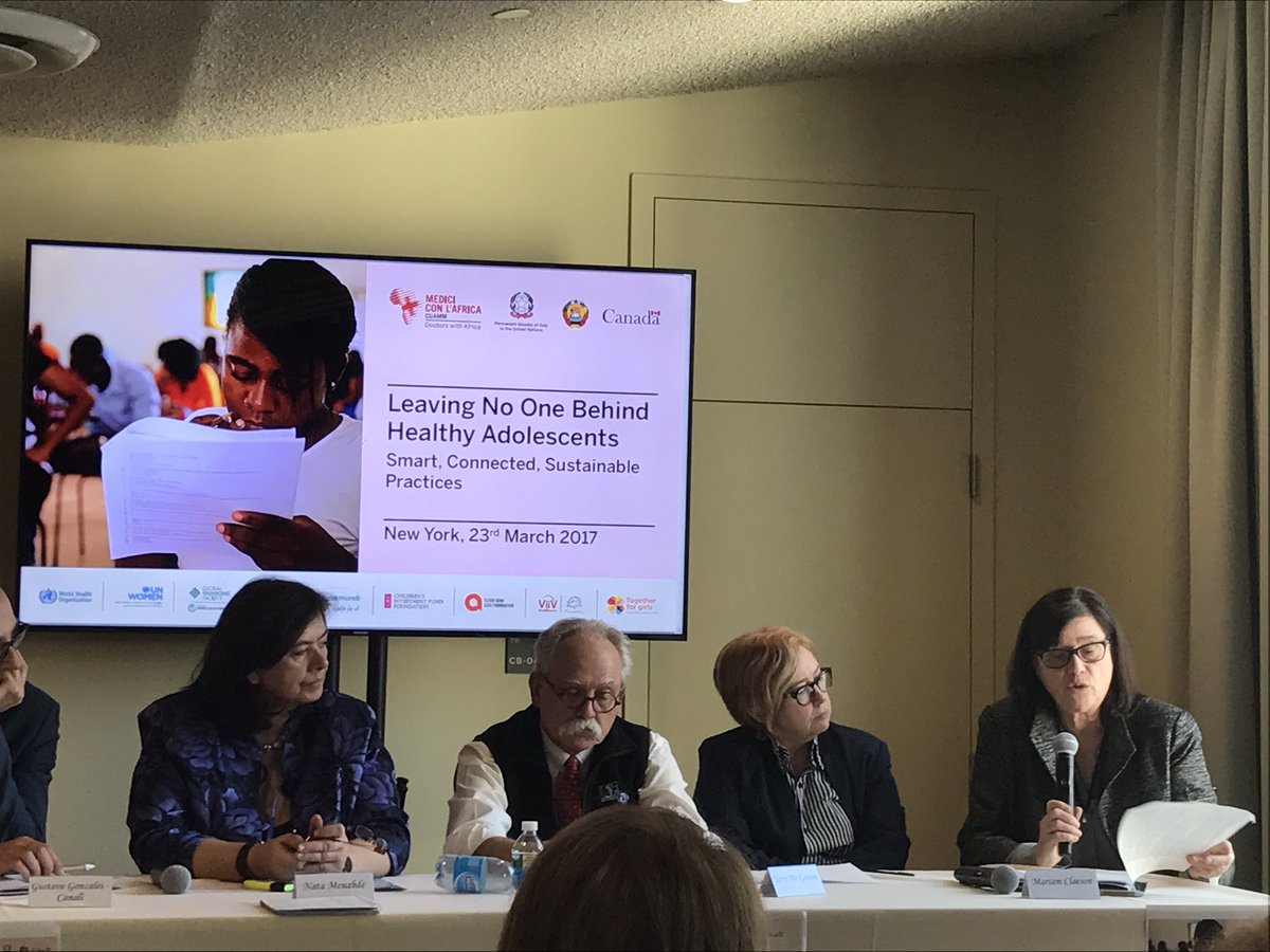 MEtiebetMD's tweet photo. "Adolescent girls at greater risk of maternal mortality" @MSDforMothers partner @MariamClaeson @theGFF #CUAMMCSW61 #healthyadolescents https://t.co/L3WoYorKLy
