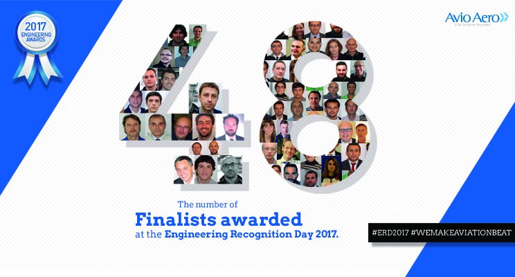AvioAero's tweet photo. #erd2017, Engineering Recognition Day, concluded yesterday night. 
11 awards categories. Today 48 is our number! @GEAviation #wearethefuture https://t.co/npXRY0rGIH