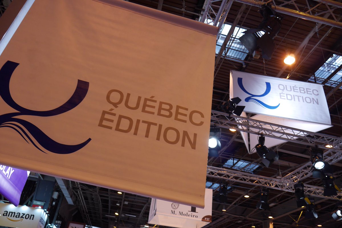 Quebec_FR's tweet photo. #LivreParis2017 accueille le stand de Québec Édition après la #FLB2017 et avant le Québec à l’honneur au salon @livregeneve #littqc 📚 https://t.co/LM8elm37yL