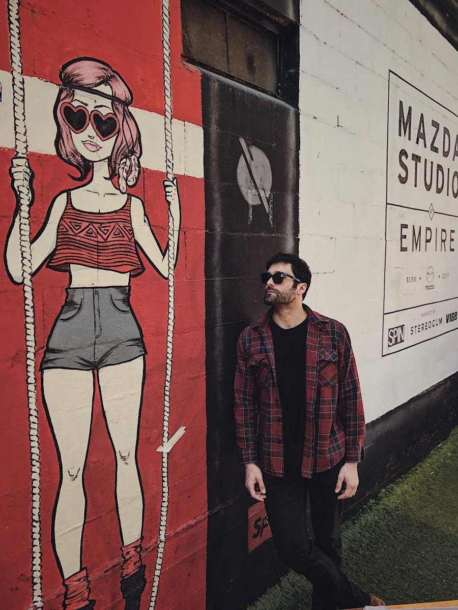 Influential_Co's tweet photo. can't get over @lukeditella's style at the #MazdaSXSW Empire Lounge, who else is ready for festival season? https://t.co/PSALYraMEd