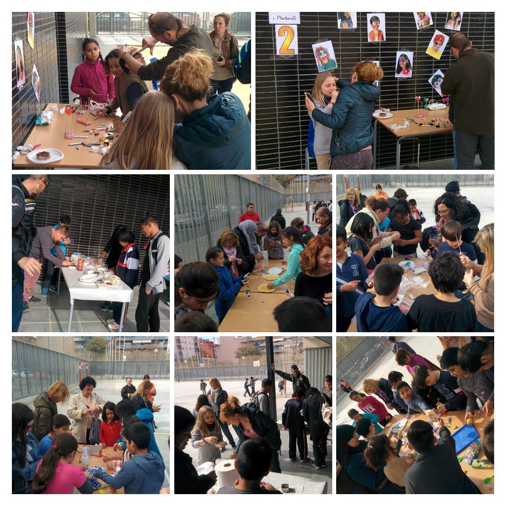 epompeufabra's tweet photo. Avui tarda de tallers amb les famílies de 4t. Gràcies a tothom! @ampapompeulh @LHEDUCACIO @CRPHospitalet @ensenyamentcat https://t.co/b9mqzTHmbH