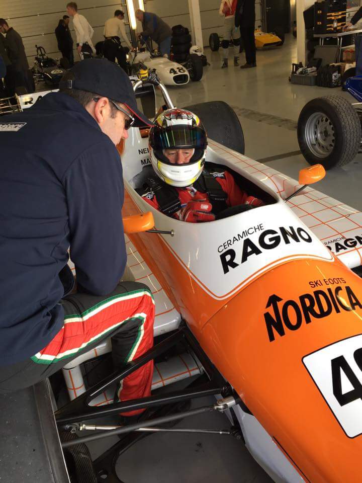 RapidRick's tweet image. Star instructor and @HSR_race driver @nigelgreensall had opportunity to test @F1 1982 Arrows @SilverstoneUK @LienhardRacing @customhelmet