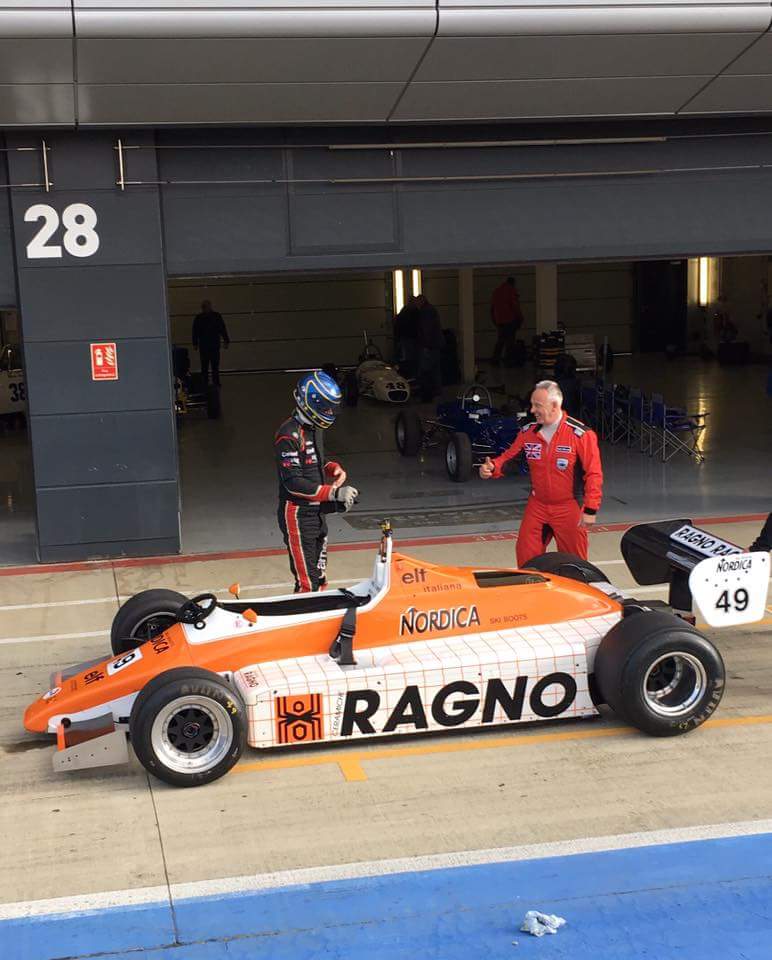 RapidRick's tweet image. Star instructor and @HSR_race driver @nigelgreensall had opportunity to test @F1 1982 Arrows @SilverstoneUK @LienhardRacing @customhelmet