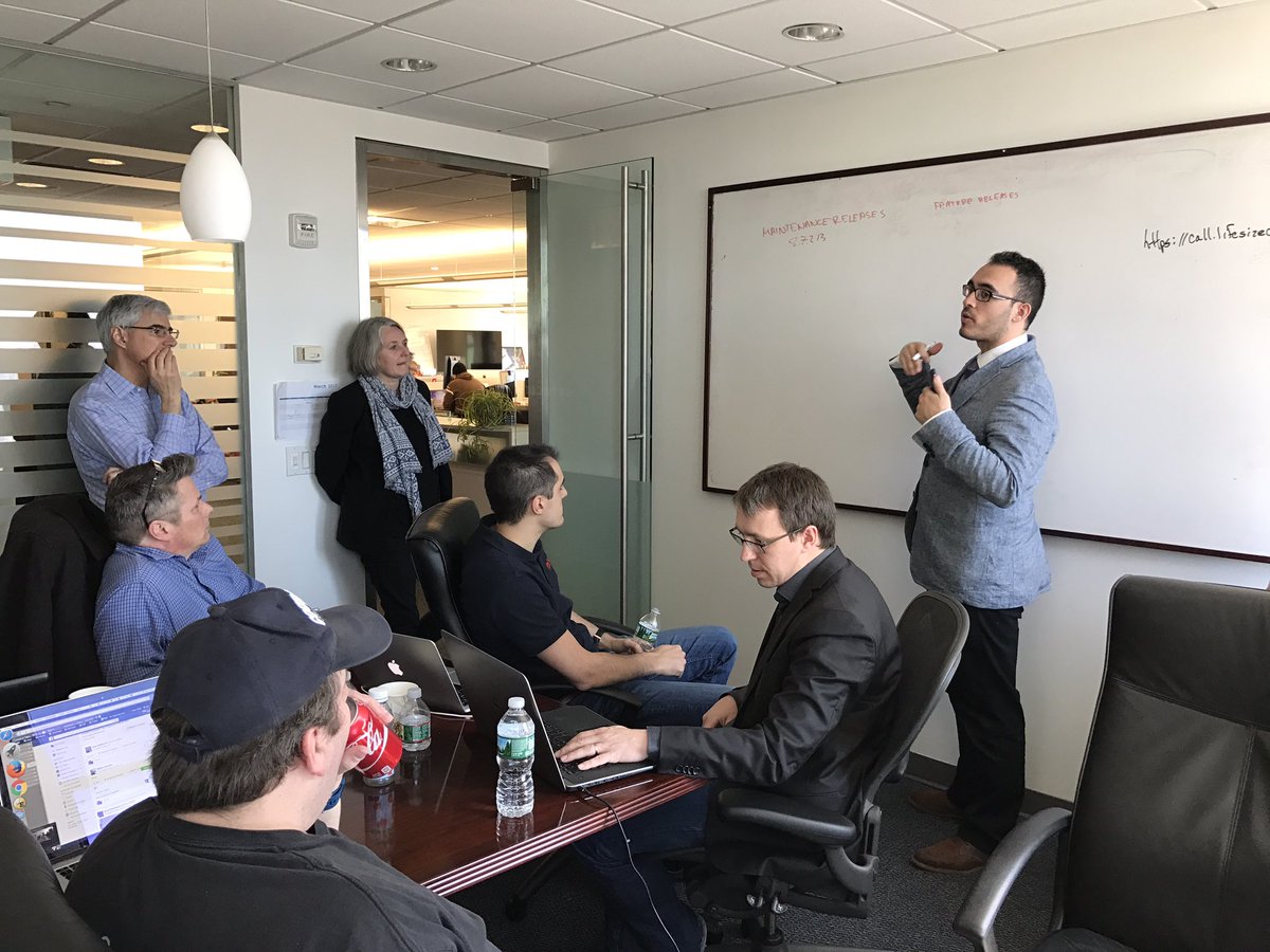 marcgadsdon's tweet image. Yes, Zimbra really is committed to working with its community. Here we are discussing product naming ideas. #ZimbraCOMMIT @Zimbra