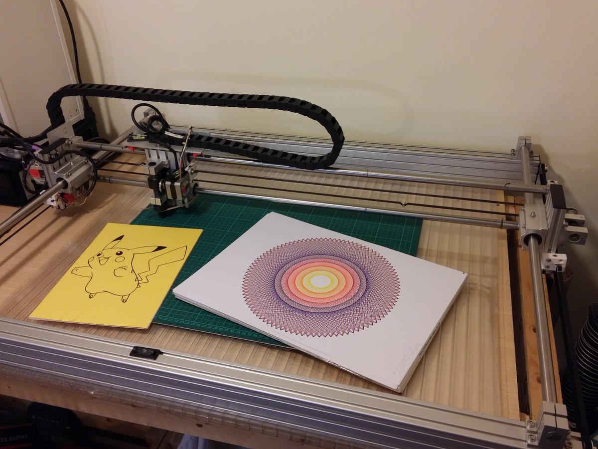 18robots's tweet image. Looking for a weekend project? Why not make yourself a GRBL plotter! tindie.com/products/18rob…