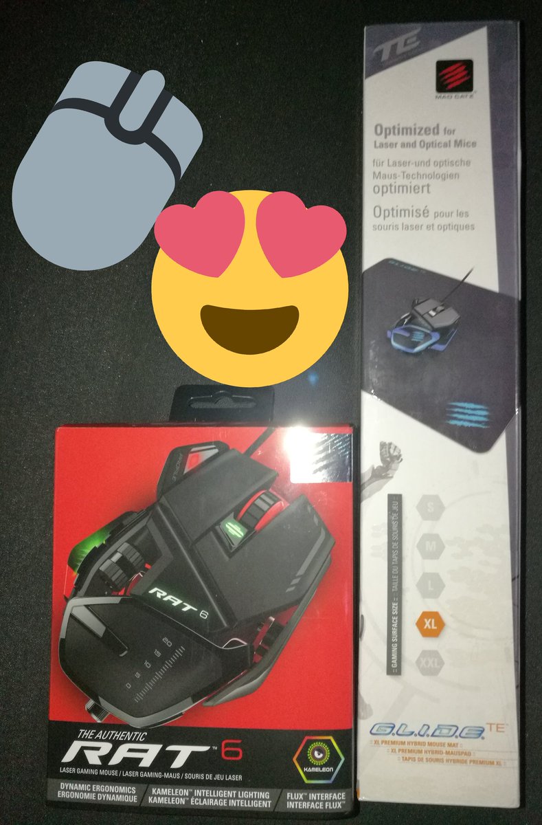 Jerem87twt's tweet photo. Gros #MERCI de @Jessiie_FR & moi ร @MadCatzFR pour ces bijoux!๐ฅ๐ #RAT6 #GlideTEXLโก๏ธVidรฉo #Unboxing soon! Stay tuned https://t.co/Srxt2hVwVp