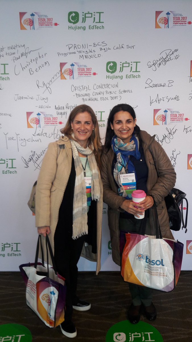 AndreaRepetto9's tweet photo. With @manelayub at #TESOL17 #myTESOL17 https://t.co/SfweutzL7S
