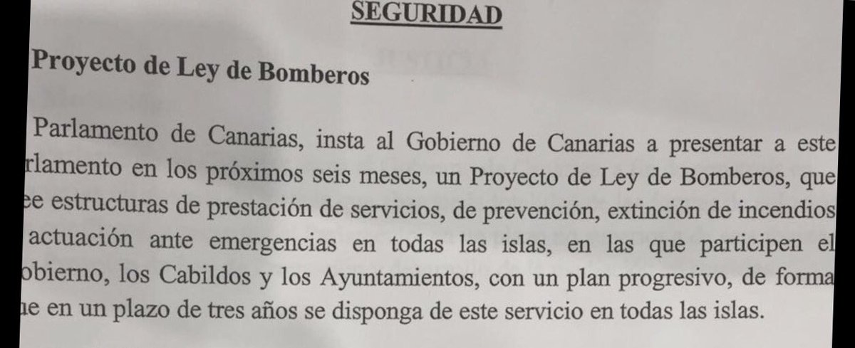 Hoy se votó esta PNL en e <a href="/parcan/">Parlamento Canarias</a> y Salió NO, por votos en contra de <a href="/coalicion/">Coalición Canaria</a> @PPparcan @EquipoClavijo <a href="/asierantona/">Asier Antona</a> No velan por #Bomberos