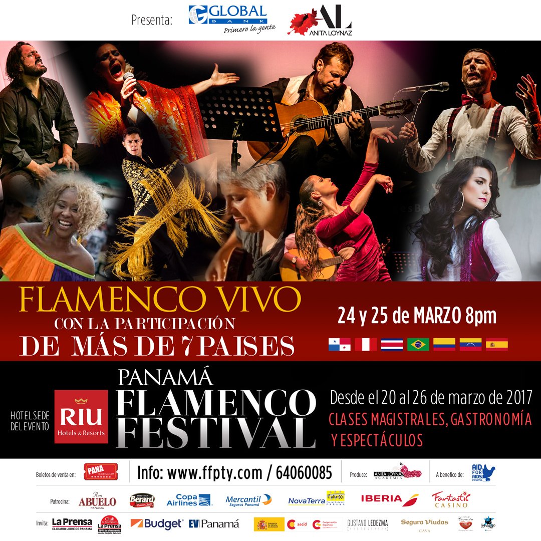 ElVenezolanoP's tweet photo. ¿Te gusta el #Flamenco? Te invitamos al mejor espectáculo en hotel Riu Plaza Panamá FLAMENCO VIVO by @anitaloynaz #FFPTY @gaitanbros https://t.co/cIwNqZOCWA