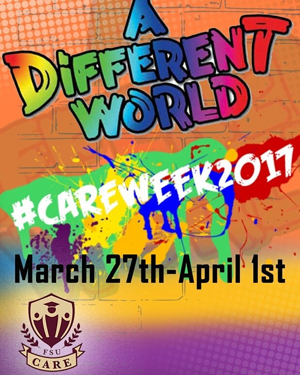 CARE_FSU's tweet photo. #CAREWeek2017 is coming! https://t.co/GdeFGfRAas