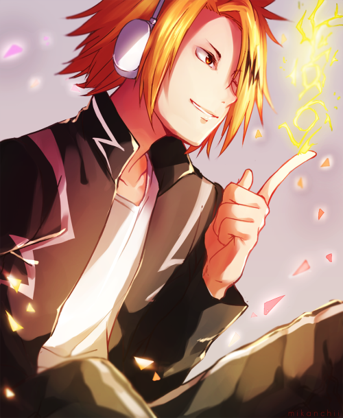 [][]Electrifying kid of freshness.[][]

Yeah, it's ya boi Denki and Scotty de fresco! 
I'm coming back aight?
So let's make BNHA lit again.~