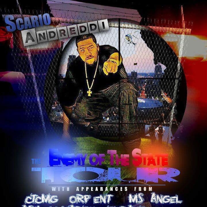 Musirk's tweet image. Working on 'Enemy of the State' Tour for Scario Andreddi!!