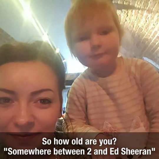 HarryissHome's tweet photo. She looks like ed sheeran no kidding...whoaa
Via 9gag https://t.co/wCn7yosoDD