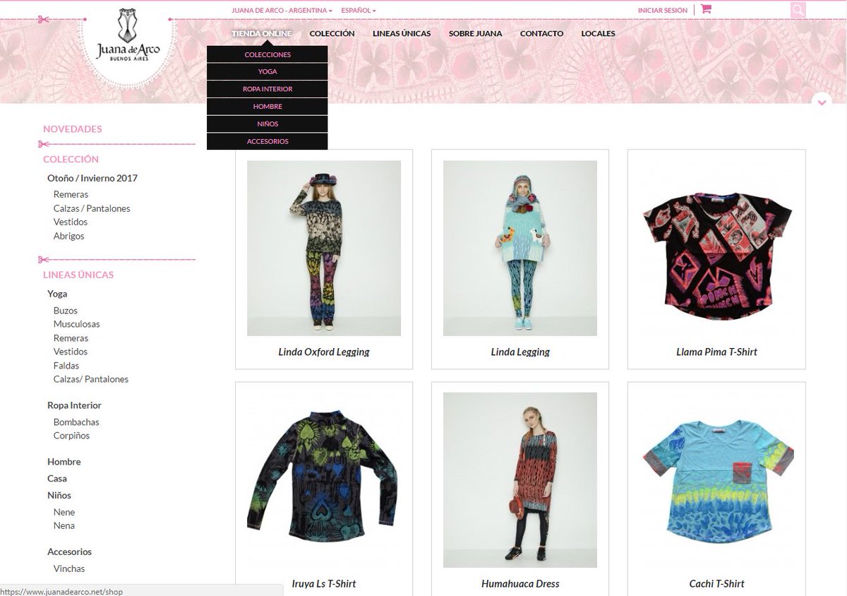 ¿Ya ingresaste a nuestro shop online? ¿Qué esperas? juanadearco.net