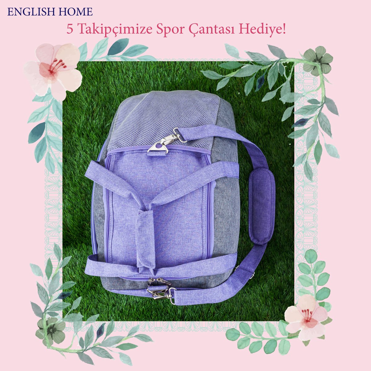 "Spor Zamanı" temamızdan sürpriz hediye! Beğenerek RT yapın, bizi takip edin, kazanın! 
5 kişiye spor çantası hediye!