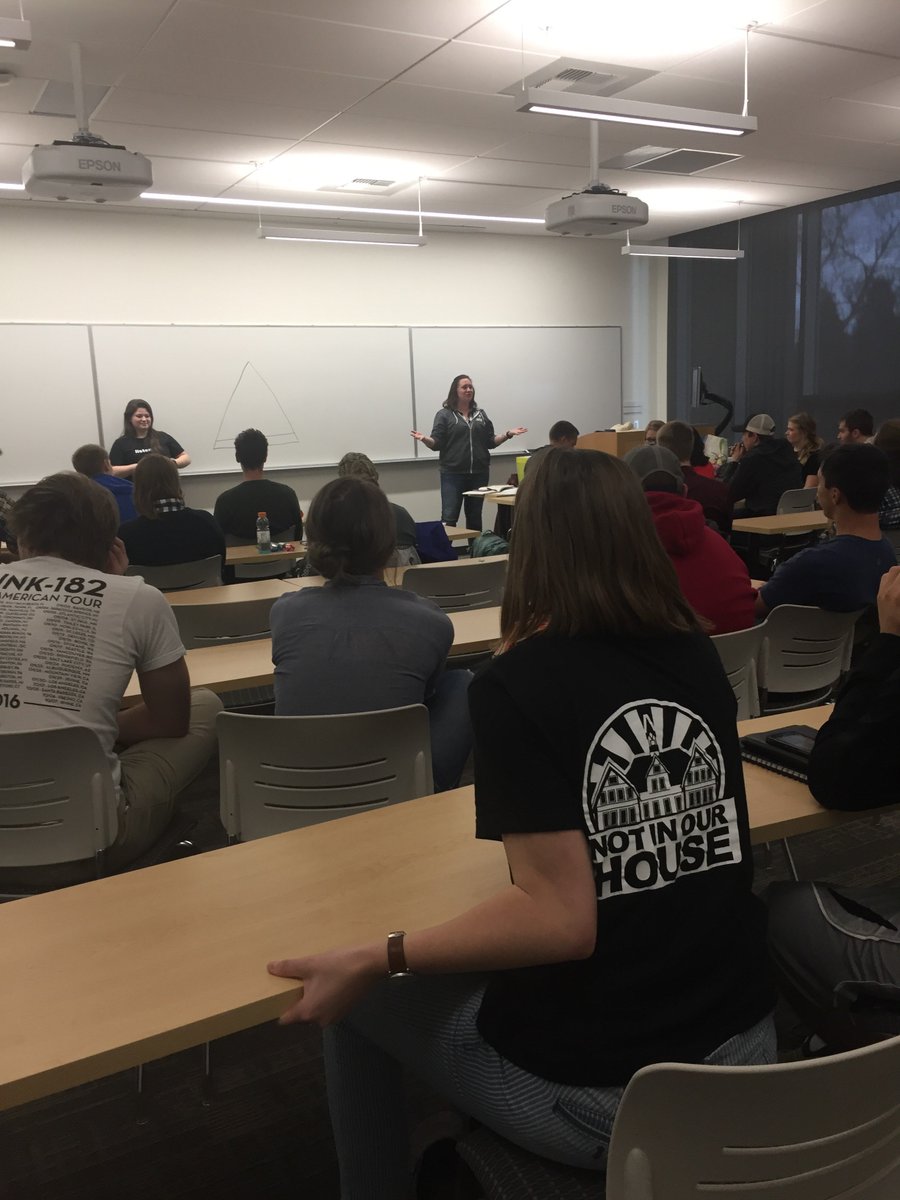 msuvoicecenter's tweet photo. Thanks @notinourhouse for presenting the Roots of Violence and committing to be part of preventing interpersonal violence at #montanastate https://t.co/csSMwwIhRM