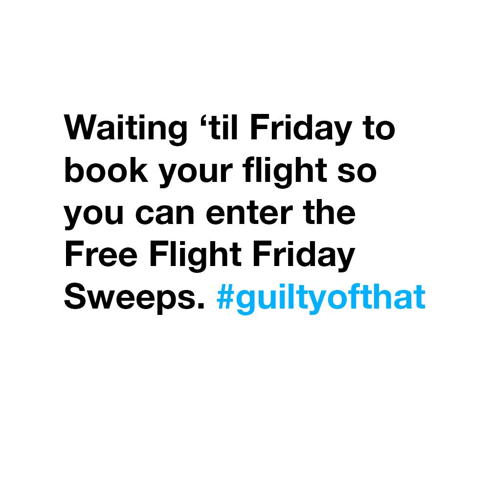Orbitz's tweet photo. Tweet us with a #guiltyofthat and it could be featured next! P.S. here are the deets on Free Flight Friday: https://t.co/liwFwwBsOh https://t.co/HJaBu4Ff5U