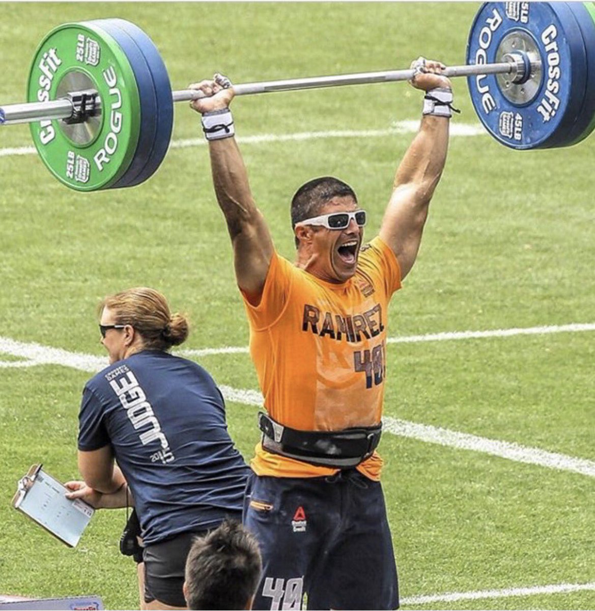 shawn_brx's tweet photo. 17.5 is Thrusters All Day @CrossFitGames #bringitoncastro https://t.co/it30FHv10K