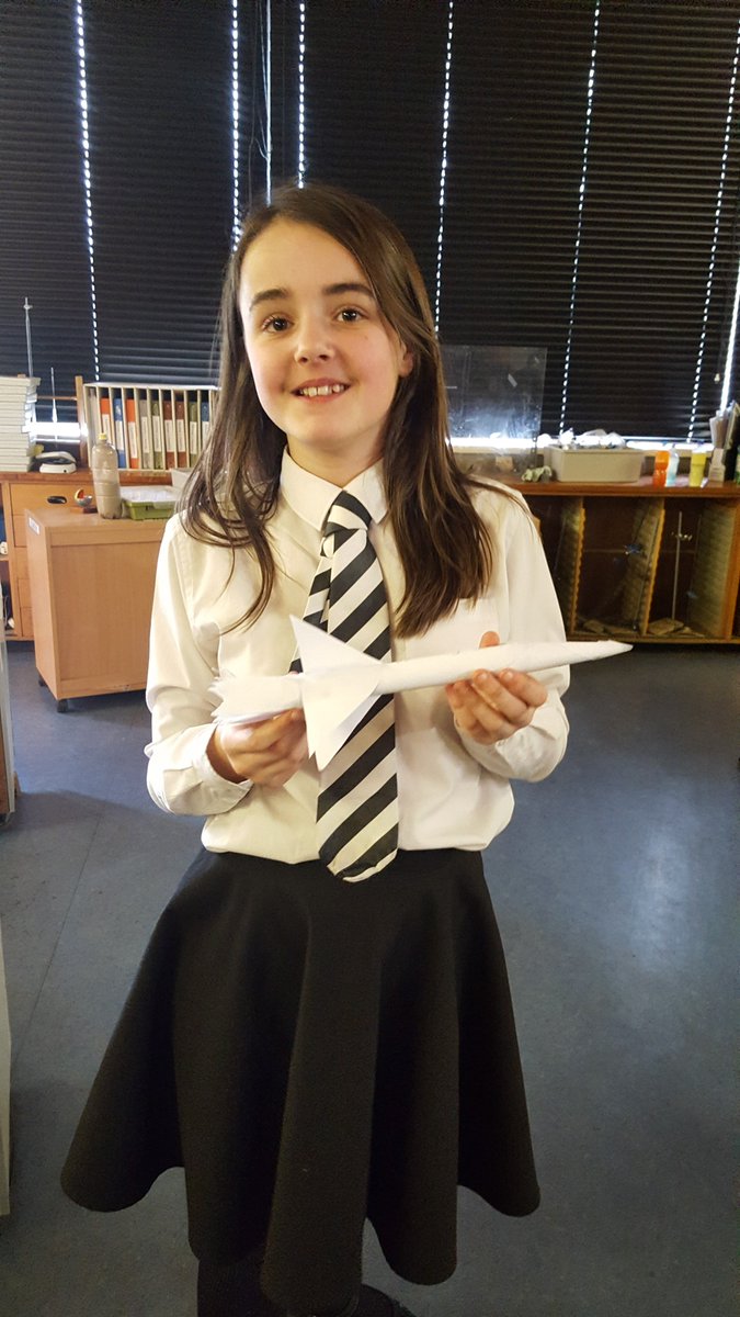 science_ihs's tweet photo. Pupils made paper rockets in S1 science club today ahead of the launch next week.  These are the individual entries @IHSupdates https://t.co/g3QNmPIfMM