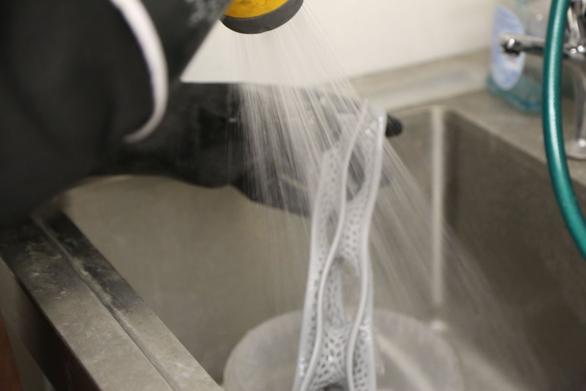 StageOneLtd's tweet image. Inside the 3D Process:
Yesterday's #3Dprinting sample from our smallest printer now cleaned &amp;amp; on the shelf
#creativemanufacture
#complexform