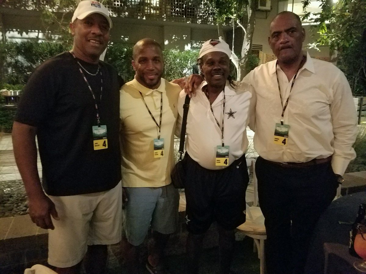 Myself, Priest Holmes, Rance Olison and other NFLPA members at NFLPA Convention.