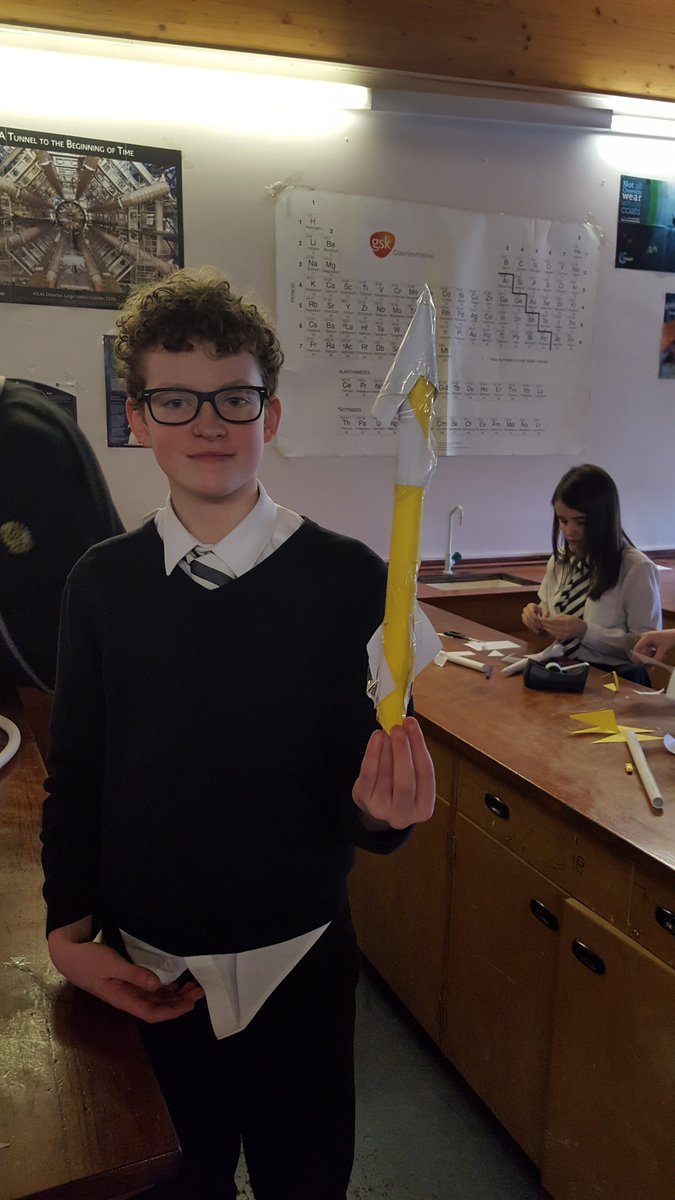 science_ihs's tweet photo. And here are the team efforts for the paper rocket challenge.  Will S1 or the S6 prefects claim victory?  @IHSupdates https://t.co/YQQ0SYm7I0