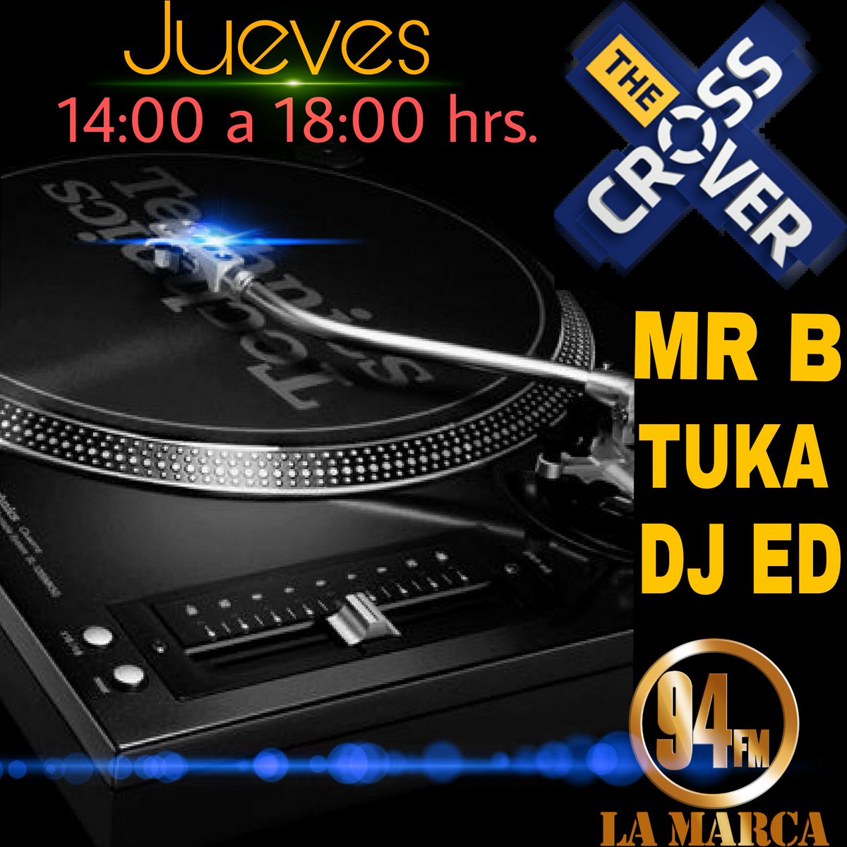 #CrossOver por <a href="/lamarca941/">La Marca 94.1 FM</a> con <a href="/misterb94fm/">Hans Burckhard</a> @AndresBarriosGt <a href="/djed_lamarca/">DJ ED, LA MARCA</a> desde las 14:00 hrs. Hoy chica CROSSOVER whatsapp 4130-7265