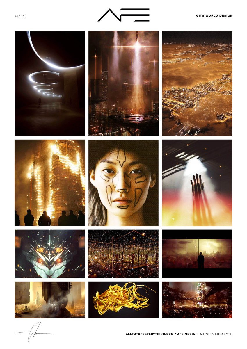 As #GhostInTheShell'17 is out I can finally properly share some of the early world design research.. Thread: