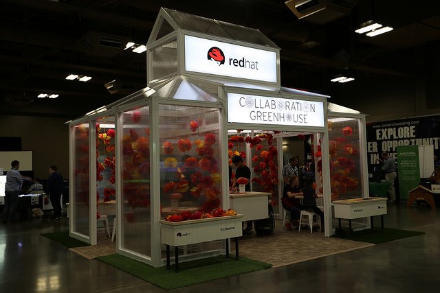 RedHatJobs's tweet image. .@sxsw attendees helped transform a greenhouse into a colorful display of collaboration: red.ht/2mOvp7Q #SXCreate #SXRedHat