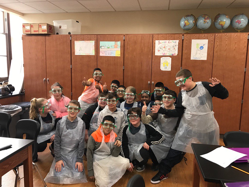 Pulaski students ready for science!