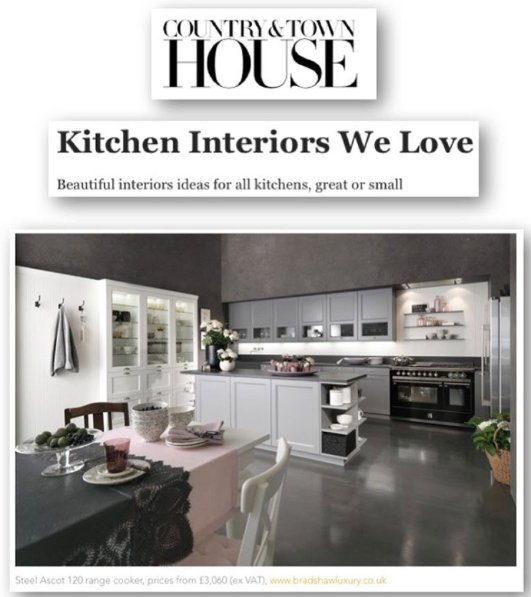 bradshawluxury's tweet image. #tbt to Steel's Ascot appearing on @CountryandTown's online kitchen gallery...we love too!❤ thanks @Rebecca_Cox #tbt #throwback
