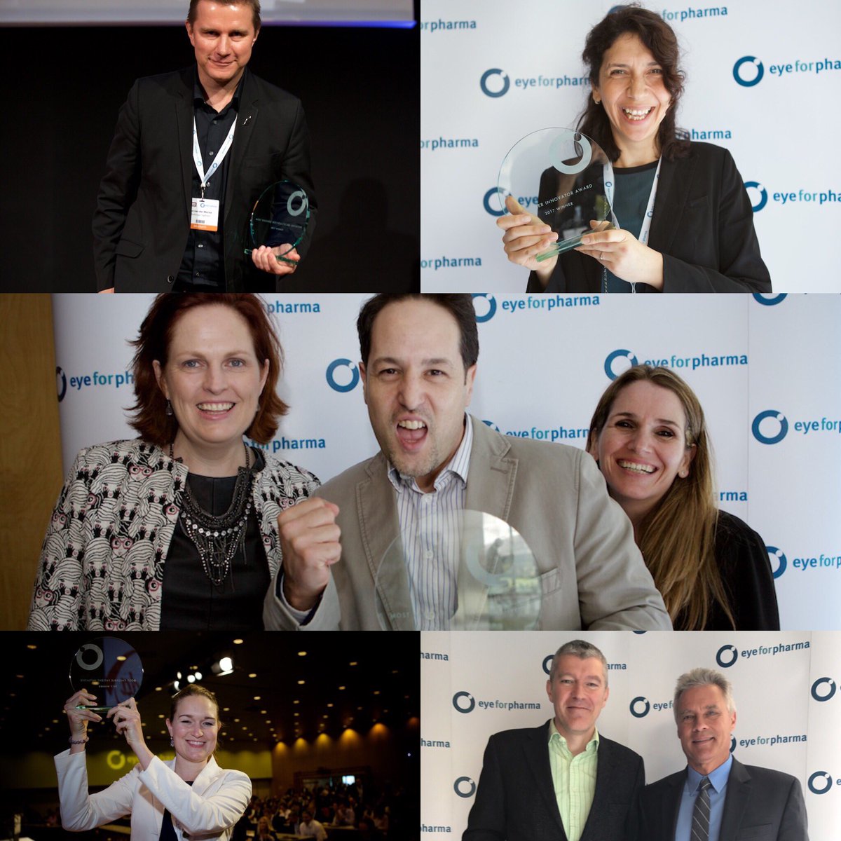 Andy_efp's tweet photo. Happy winners from last weeks #efpawards @abbvie @Boehringer @TakedaPharma @LEOInnovation @JanssenEMEA https://t.co/GMHog6Drbg