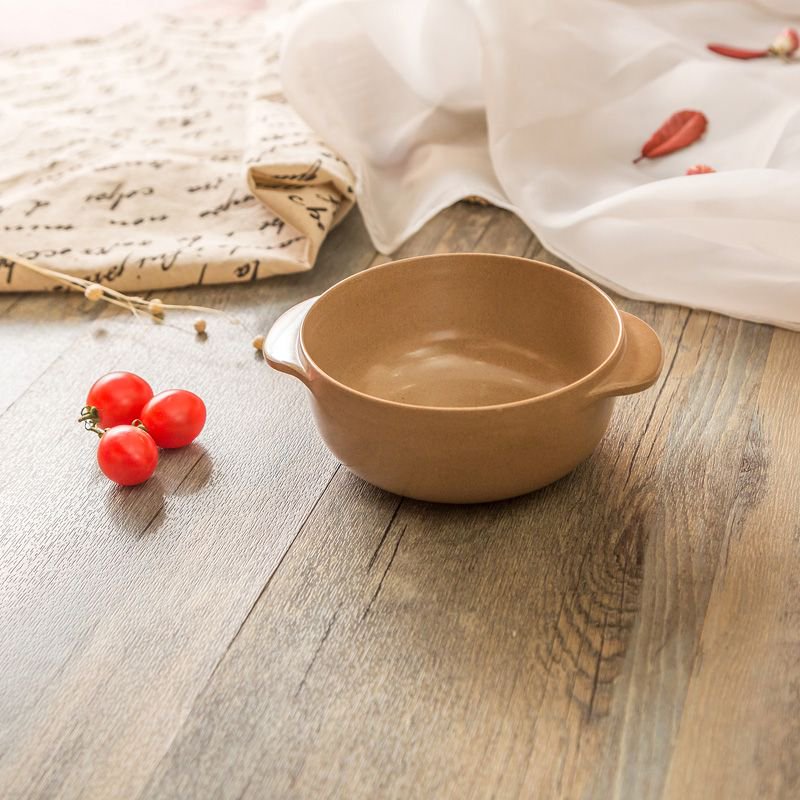 RiceHuskWare's tweet photo. safety bpafree Bamboo fiber food grade two handle dinner bowl https://t.co/zj8iwOQvo2