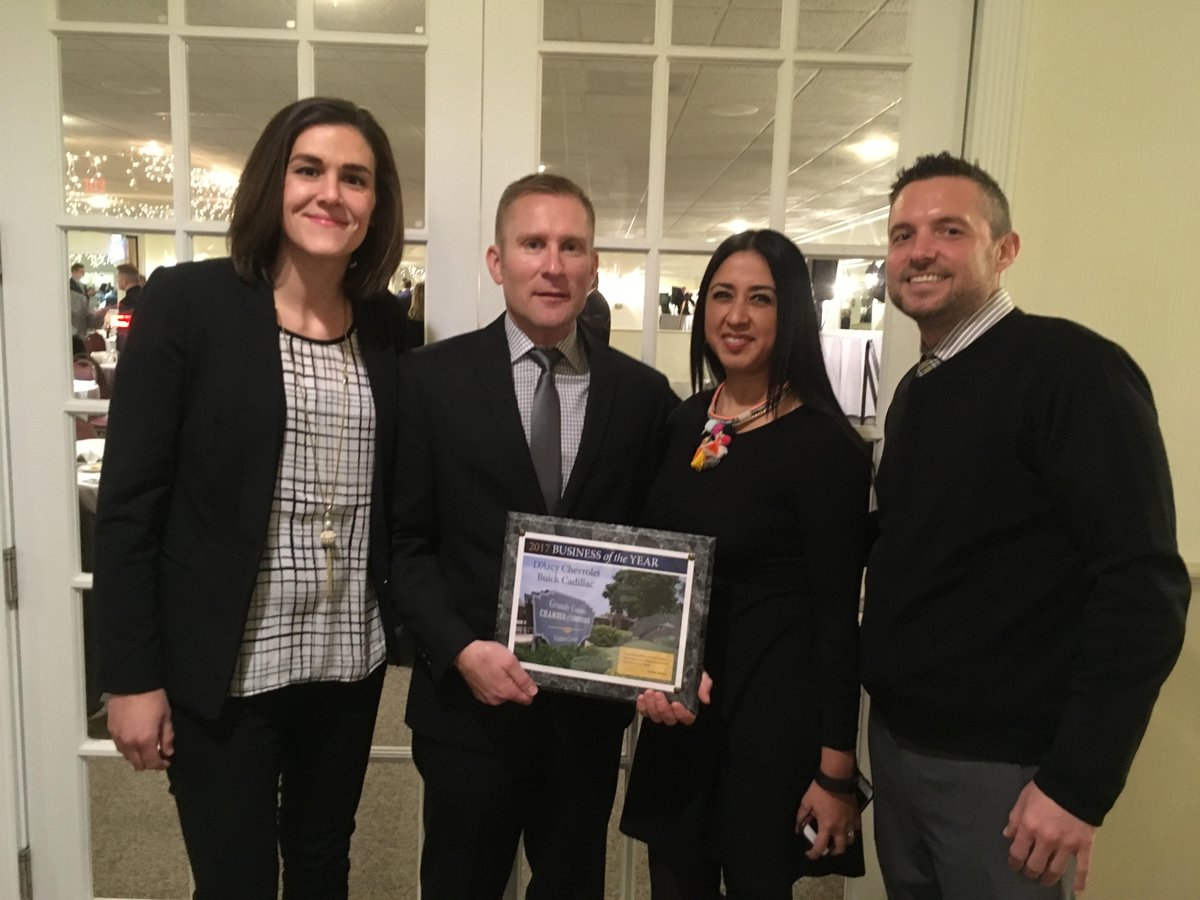 D'Arcy Morris-Chevy won "Business of the Year" by the Grundy County Chamber of Commerce. It was an amazing evening, what an honor!
