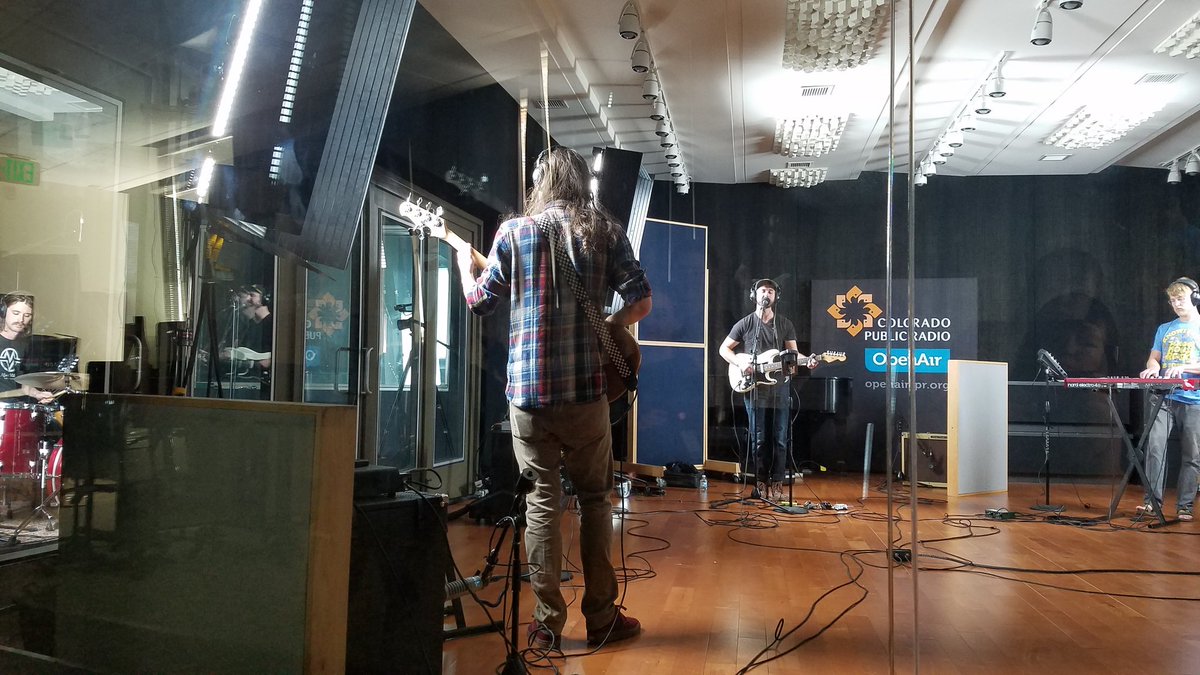 Shark Dreams in the studio. Sounding so good. #comusic