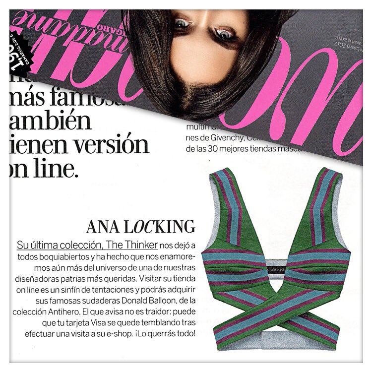 AnaLocking's tweet photo. Online store version by @RevistaWoman β¨ #AnaLocking croptop π€#TheThinkerLocking β¨ Thanksss #OsirisMartinez πππ https://t.co/g4lZ8CRi8x