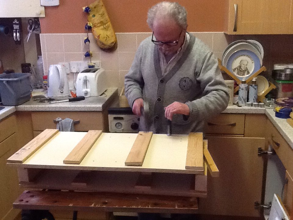 LBTimeBank's tweet photo. Thanks Bob for building Linda's garden steps, man of many talents #timebanking Just needs nonslip rubber matts nailing &amp; weather proof paint https://t.co/fO2BAm902j