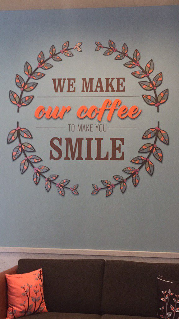 One of many reasons to #smile #coffee 😁