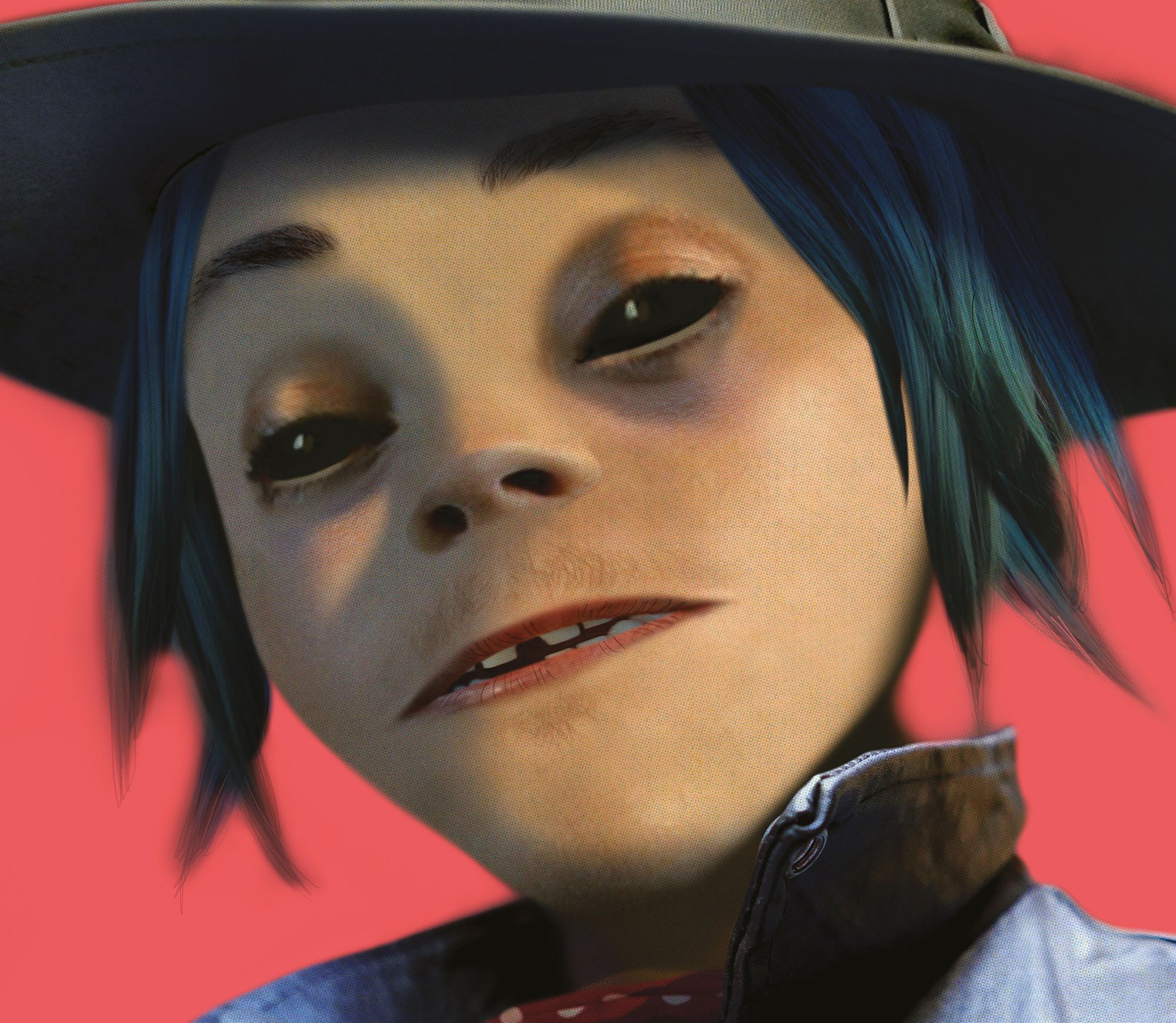 2d statue gorillaz