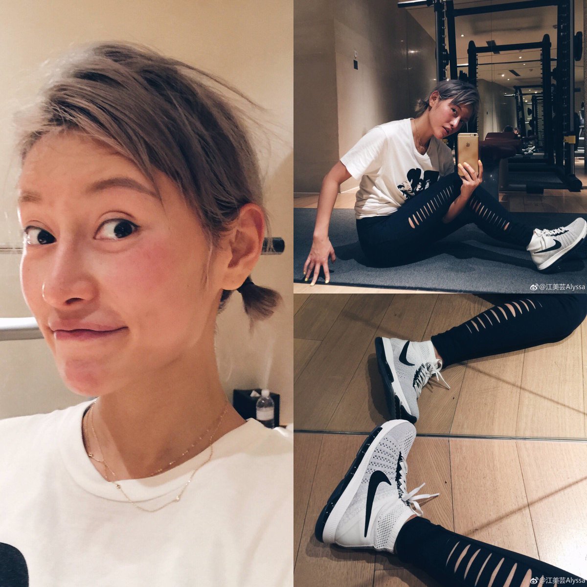 AlyssaJiang's tweet photo. Workout time ! I want my shape back >.< https://t.co/sK5oggzWKB