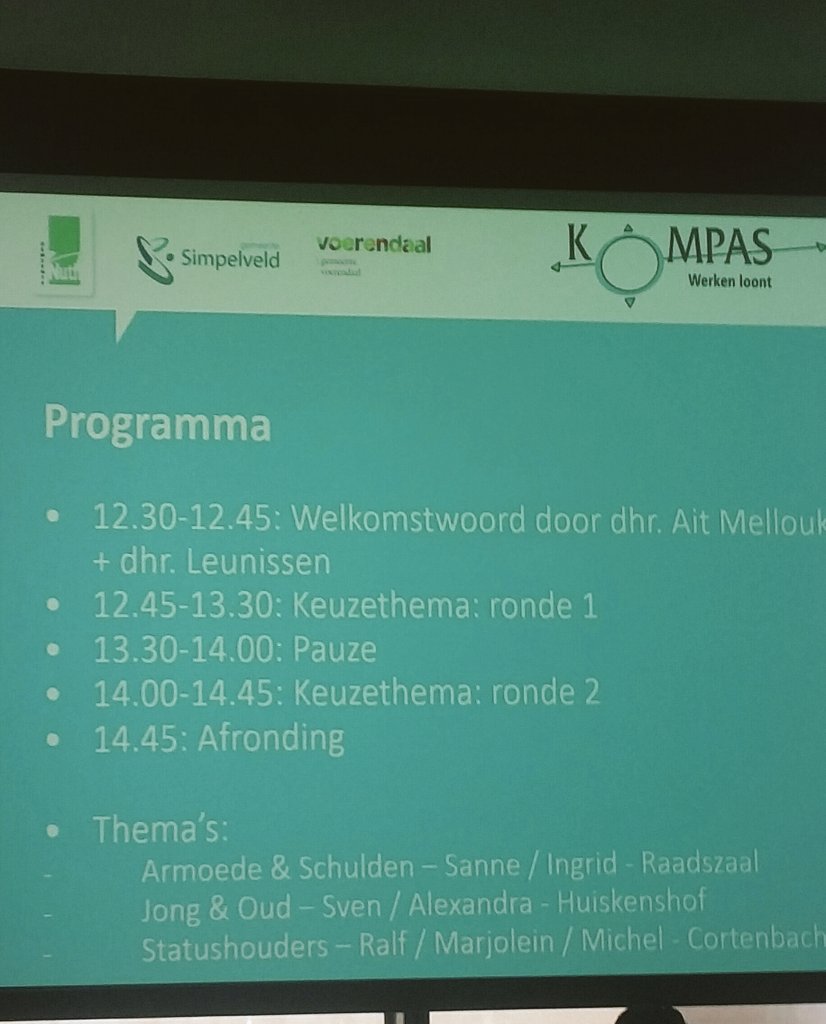 RogerHorsch's tweet photo. Vanmiddag een inspirerende netwerkbijeenkomst van Kompas mogen bijwonen. https://t.co/dRUFROZGze